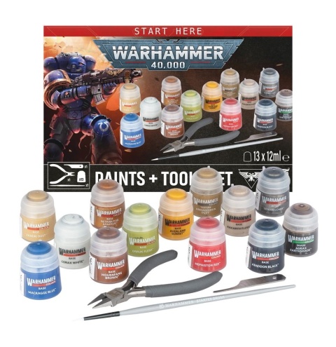 Warhammer 40K PAINTS + TOOLS SIM+TRA CHN POL/SCAND